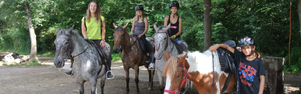 ruta a cavall per la garrotxa