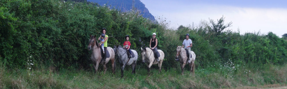 ruta a cavall per la garrotxa